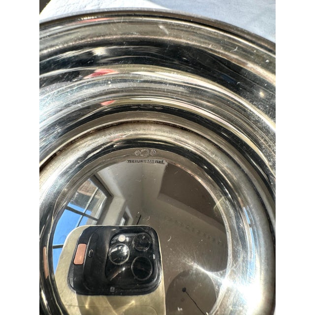 Metal Vintage Fisher Sterling Silver Paul Revere Style Trophy Bowl - 423 G For Sale - Image 7 of 10