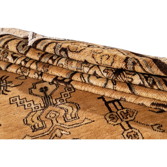 Peach Early 20th Century Antique Khotan Rug 7 X 13 For Sale - Image 8 of 13