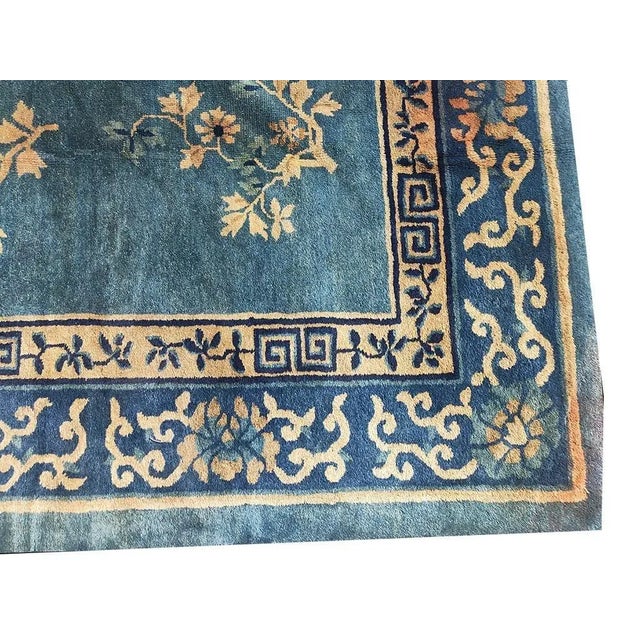 Late 19th Century Peking Carpet ( 8' 2'' x 9' 8'' - 248 x 294 cm ) For Sale In New York - Image 6 of 7