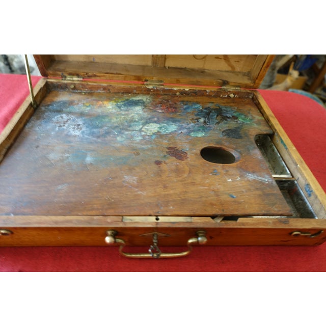 Antique Painter's Case, 1890s For Sale - Image 6 of 9