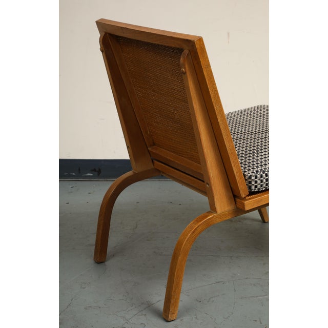 Midcentury Oak Lounge Chair by Edward Durell Stone for Fulbright For Sale - Image 9 of 16