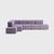 Not Yet Made - Made To Order Large Flexible Corner Sofa from Ambivalenz, Set of 12alte Grieb, Set of 12 For Sale - Image 5 of 5