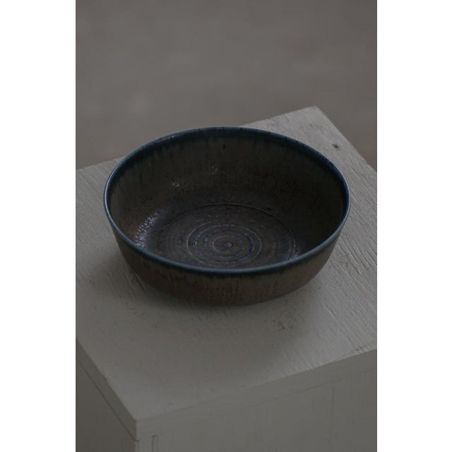 Mid-Century Danish Modern Ceramic Model 237 Bowl by Eva Staehr-Nielsen for Saxbo, 1940s For Sale - Image 6 of 18