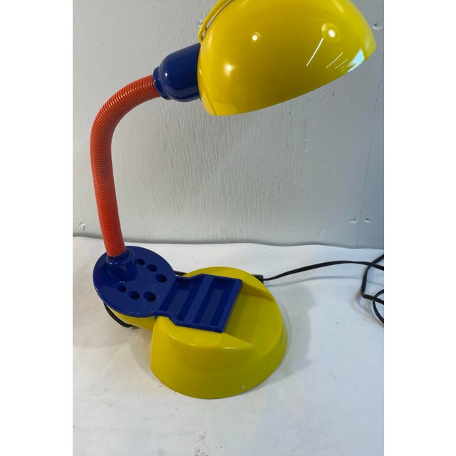 Vintage Memphis Design Gooseneck Desk Lamp For Sale - Image 4 of 8