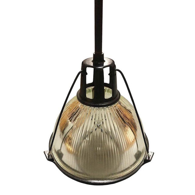 Postmodern Holophane Industrial Hanging Pendant Lights, 14 Available For Sale - Image 3 of 7
