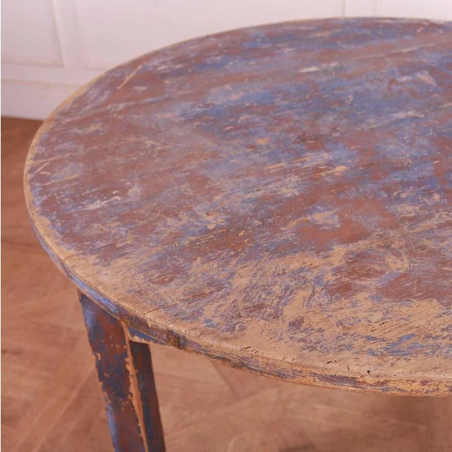 French Painted Dining Table For Sale - Image 4 of 7