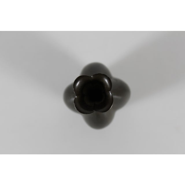 Metal Art Deco Vase from Just Andersen, 1930s For Sale - Image 7 of 9