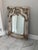 Antique White Distressed Trumeau Mirror With Shell Motif For Sale - Image 8 of 11