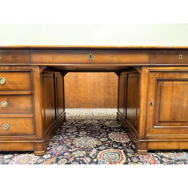 Italian Desk with Leather Top from Assi D'Asolo For Sale - Image 10 of 18
