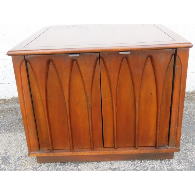 Wood Sears Pacesetter Mid Century Modern Nightstand Side End Lamp Table Commode 6314 For Sale - Image 7 of 12