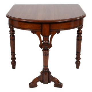 Georgian-Style Mahogany Tripod Pedestal Table For Sale