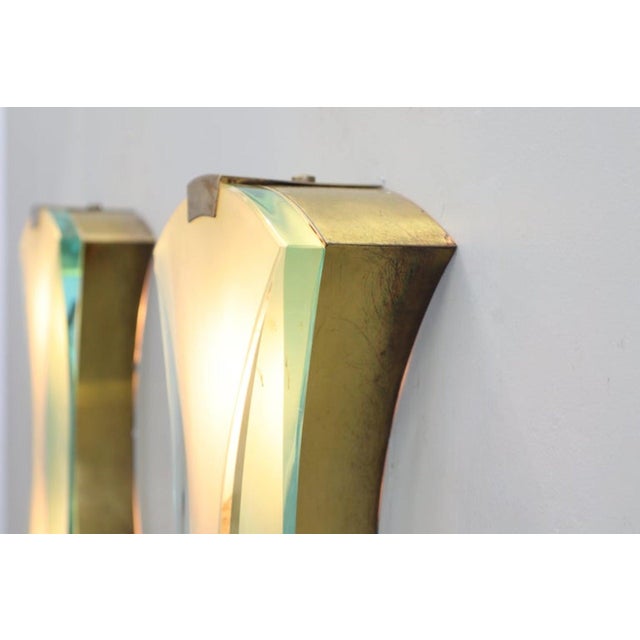 Wall Lights Model 2225 by Max Ingrand for Fontana Arte, 1950, Set of 2 For Sale - Image 14 of 18