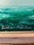 Aqua Mid 20th Century Original Oil Painting of Clipper Ship at Sea in Carved Gilt Frame, Signed Bransom For Sale - Image 8 of 16