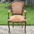 This is an elegant Louis XV style fauteuil arm chair by Italian furniture maker Chateau d’Ax. The chair features a carved...