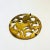 Metal Vintage Brass Unicorn Trivet For Sale - Image 7 of 7