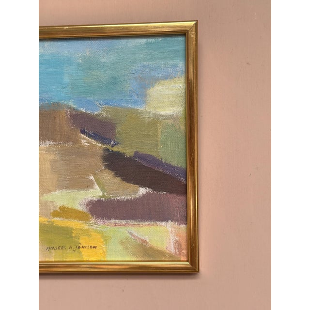 Anders A. Jönsson, Sommardag Krokås, 1960s, Oil Painting on Panel, Framed For Sale - Image 11 of 17