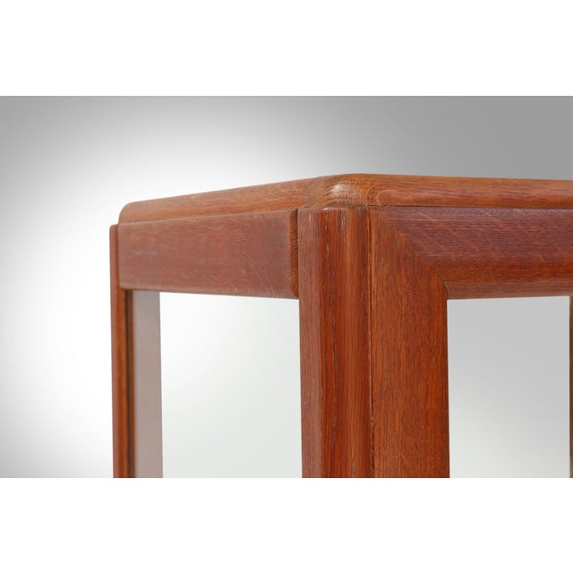 Wood Art Deco Vitrine Cabinet by Gaston Poisson, 1940s For Sale - Image 7 of 13