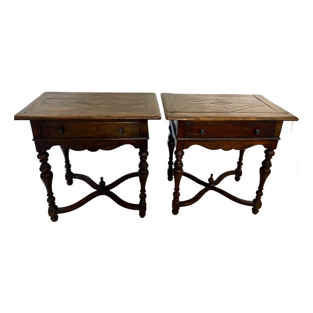 Late 20th Century Theodore Alexander Castle Bromwich Collection Side Tables - A Pair For Sale