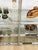 Rare Milo Baughman Style Chrome Glass Etagere Display Shelf Vintage MCM Shelving For Sale - Image 12 of 12