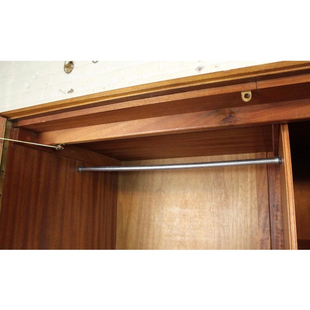 Mid 20th Century Mid-Century Teak Armoire by McIntosh Furniture For Sale - Image 5 of 12