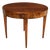 An Oval Mahogany Table With Tapered Legs For Sale