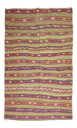 Antique Tribal Kilim, 5' X 7'9''
