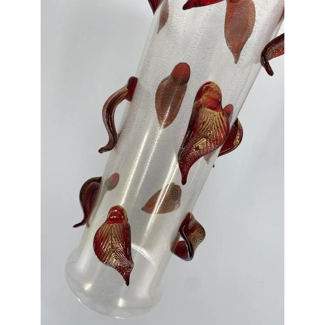 2000 - 2009 Foglie Vase in Murano Glass by Cleto Munari, Italian, 2004 For Sale - Image 5 of 10