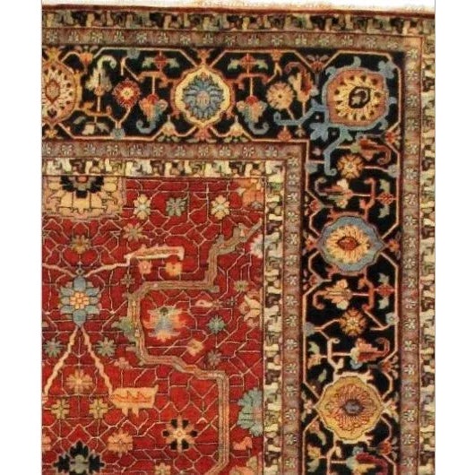2020s 2020s Rust Fine Serapi Rug For Sale - Image 5 of 6