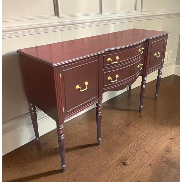 Auburn Vintage Hepplewhite Federal Buffet For Sale - Image 8 of 10