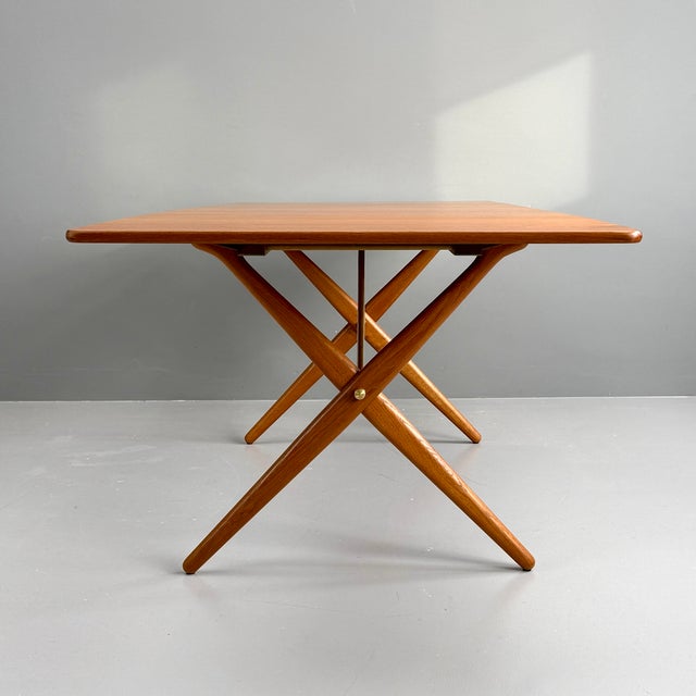 Mid-Century Modern AT-309 Dining Table by Hans J. Wegner for Andreas Tuck, 1960s For Sale - Image 3 of 12