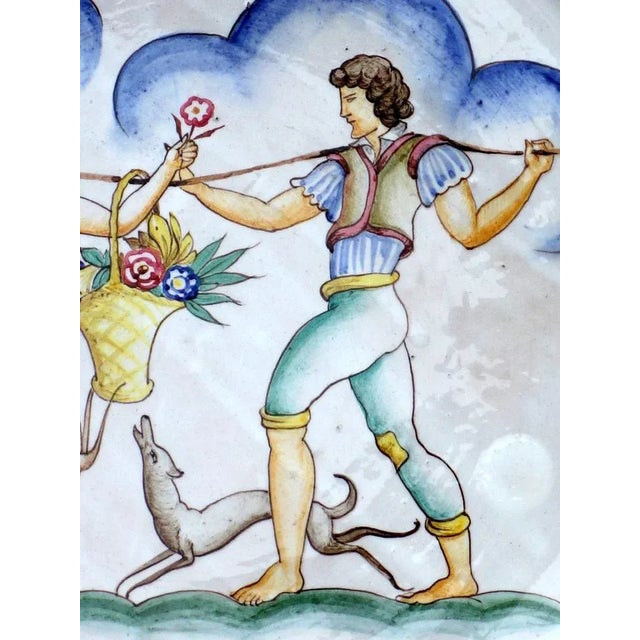 1930s Vintage Italian Dish, 1930 For Sale - Image 5 of 8