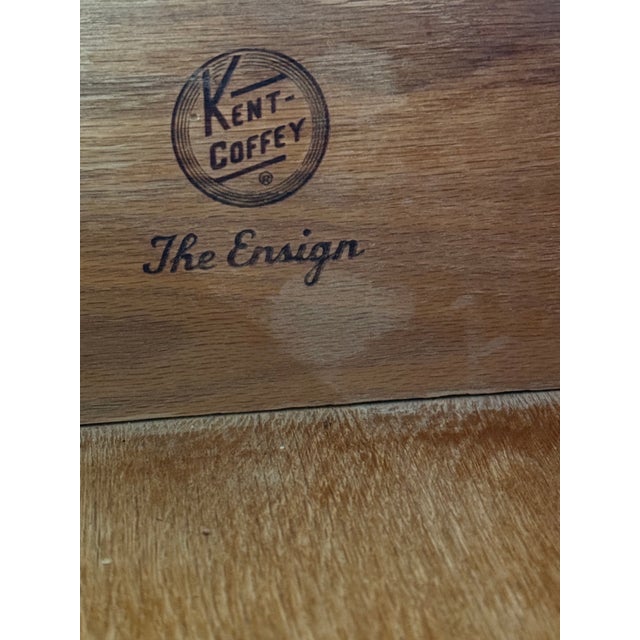 Kent Coffey “The Ensign” Mid-Century Dresser, Restored Vintage Kent Coffey “The Ensign” dresser, restored in a rich warm...