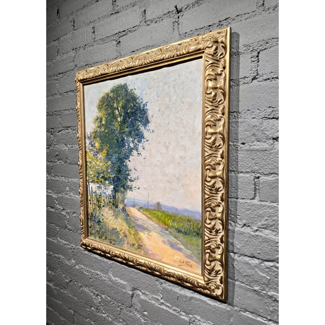 Elie Anatole Pavil —Along a Countryside Road—French Impressionist Oil Painting For Sale - Image 10 of 10