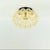 Mid-Century Modern Amber Bubble Glass Flush Mount by Helena Tynell for Limburg, Germany, 1960s For Sale - Image 4 of 12