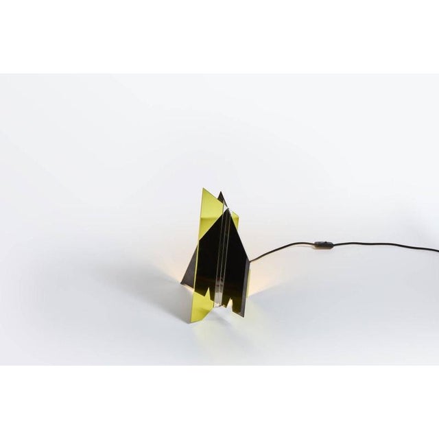 Metal Geometric Flare 04 Table Lamp by Jennifer Midoz For Sale - Image 7 of 10