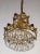Brass & Lead Crystal Bodenmais Chandelier from Joska, 1970s For Sale - Image 4 of 12