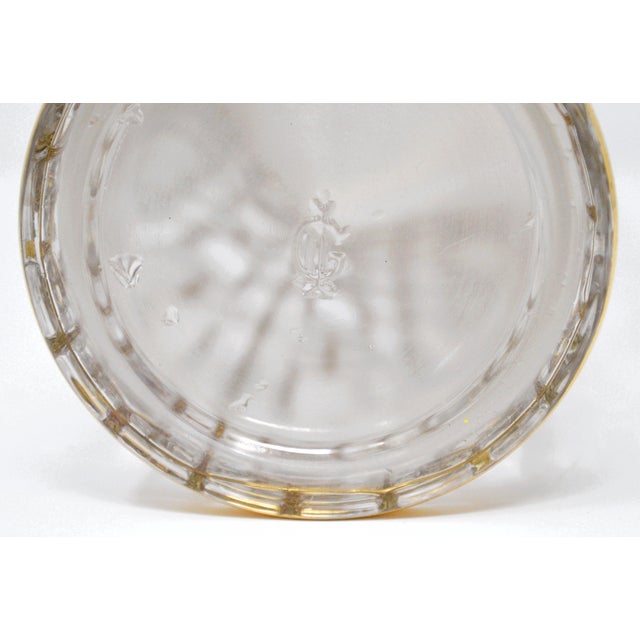1960s Imperial Glass Shoji Trellis 22 Carat Gold Plated Bud Vase Cocktail Glasses Mixer Set - Set of 5 For Sale - Image 11 of 12