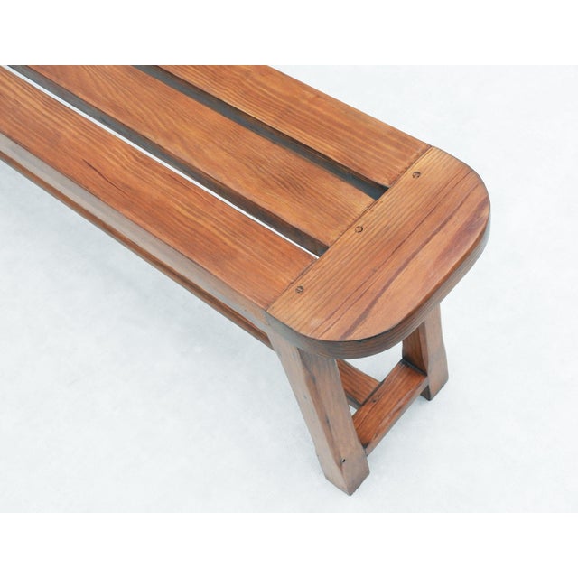 French Provincial Garden Table and Bench, 1980, Set of 2 For Sale - Image 11 of 13
