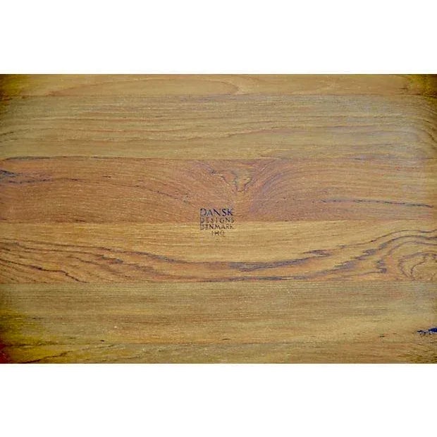 1960s 1960s Jens Quistgaard Dansk 18" Teak Charcuterie Tray For Sale - Image 5 of 6