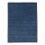 2020s Handmade Modern Gabbeh Style Blue Wool Rug With Minimalist Motif For Sale