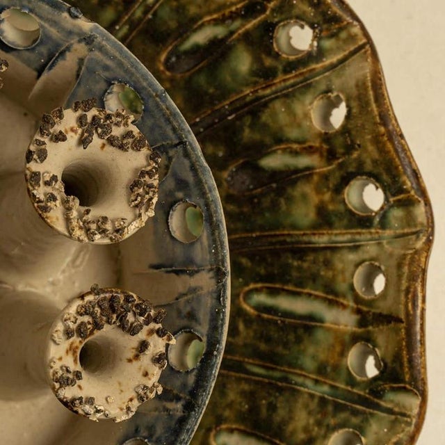 Vintage Danish Ceramic Wall Light in the style of Axella, 1970 For Sale - Image 3 of 13