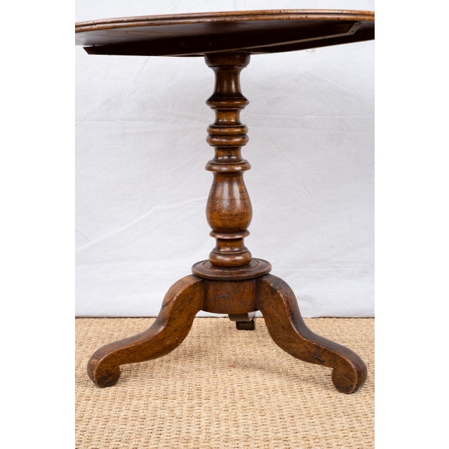 Wood 19th Century French Tripod Table For Sale - Image 7 of 7