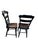 Green Pair of Vintage Hitchcock Plank Bottom Dining Side Chairs Paint Decorated For Sale - Image 8 of 14