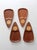Mid-Century Modern Mcm Sere Wood Snack Trays Set of 4 For Sale - Image 3 of 12