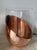 Contemporary Late 20th Century Rose Gold Ombre Stemless Modern Copper Metallic Wine Glasses, Set of 4 For Sale - Image 3 of 8