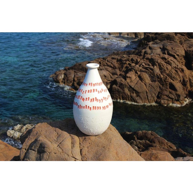 Ceramic Terracotta Vase 17 by Mascia Meccani for Meccani Design For Sale - Image 7 of 10