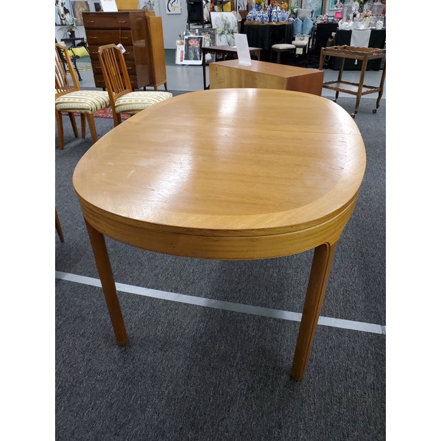 Mid Century Modern Teak Nathan Furniture Dining Table Chairish