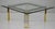 Mid-Century Modern Italian Lacquered Thin Line Brass Square Spacer Coffee Table For Sale - Image 11 of 12