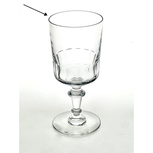 Late 19th Century French Cut Glass Stemware, Set of 15 For Sale - Image 4 of 6