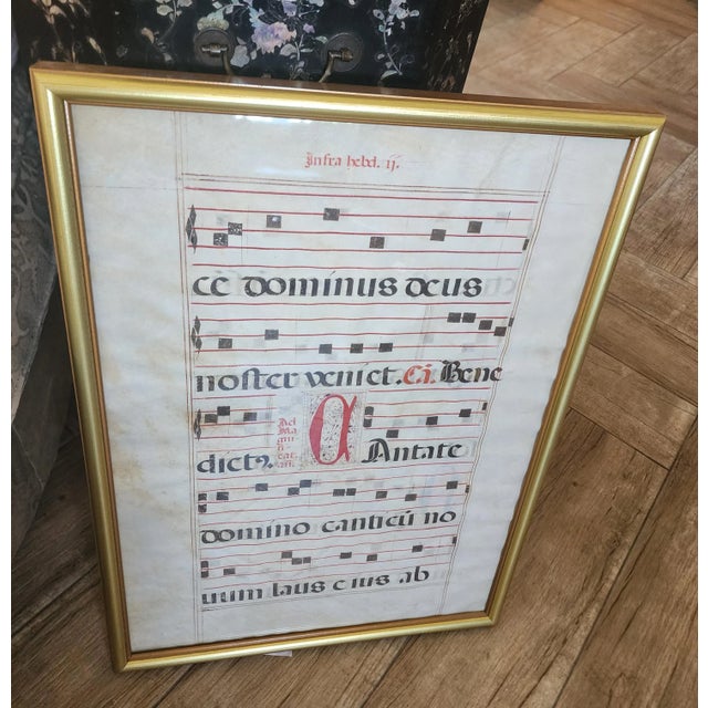17th Century Vellum Sheet Music For Sale - Image 11 of 11